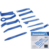 Silverline 11pc Car Door Plastic Trim Panel Dash Installation Removal Pry Tools