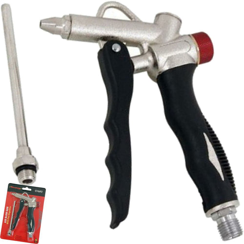 Neilsen Air Blow Gun Compressed Duster Nozzle Compressor With Flow Regulator