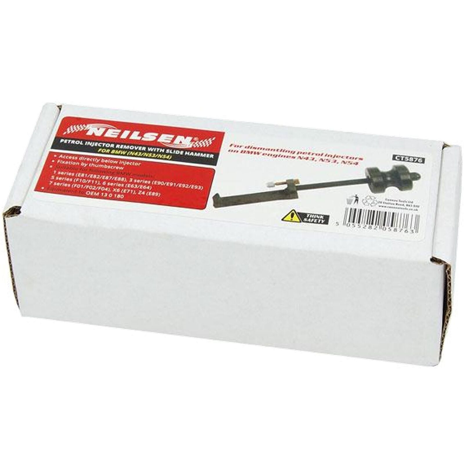 Neilsen Petrol Injector Removal Remover With Slide Hammer For Bmw N43 N53 N54 Neilsen Petrol Injector Removal Remover With Slide Hammer For Bmw N43 N53 N54