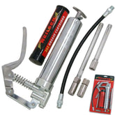 Neilsen Manual Grease Gun Lever Pistol Grip 120cc Cartridge Type Flexi Hose