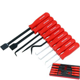 Neilsen 9pc Scraper Pick And Hook Set O Ring Gaskets Seals Remover Eva Foam Tray