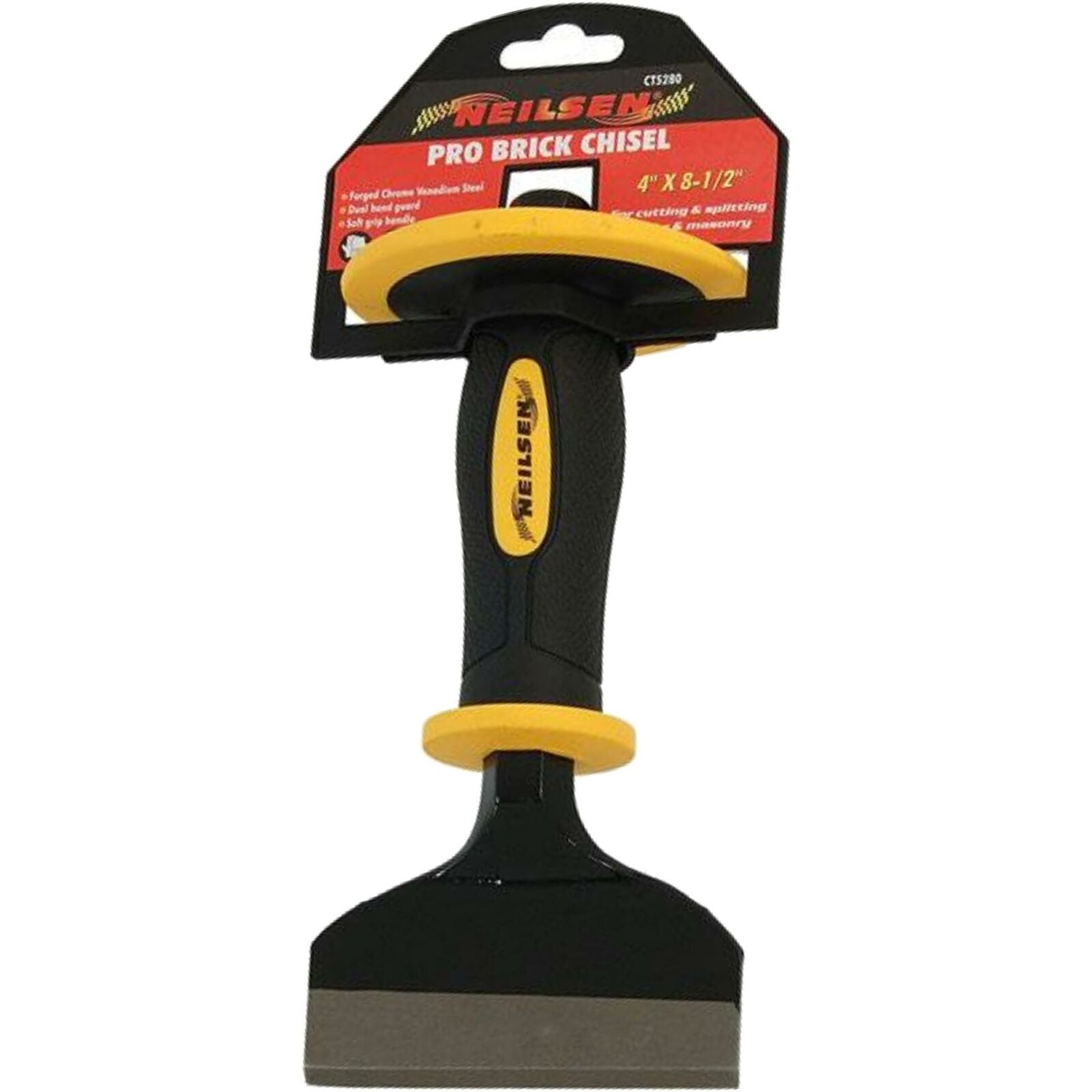 Neilsen Pro Bolster Chisel For Cutting Brick Concrete Masonry Stone 100mm Neilsen Pro Bolster Chisel For Cutting Brick Concrete Masonry Stone 100mm