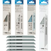 Silverline 5pc Reciprocating Saber Saw Cutting Blades Wood Metal Demolition