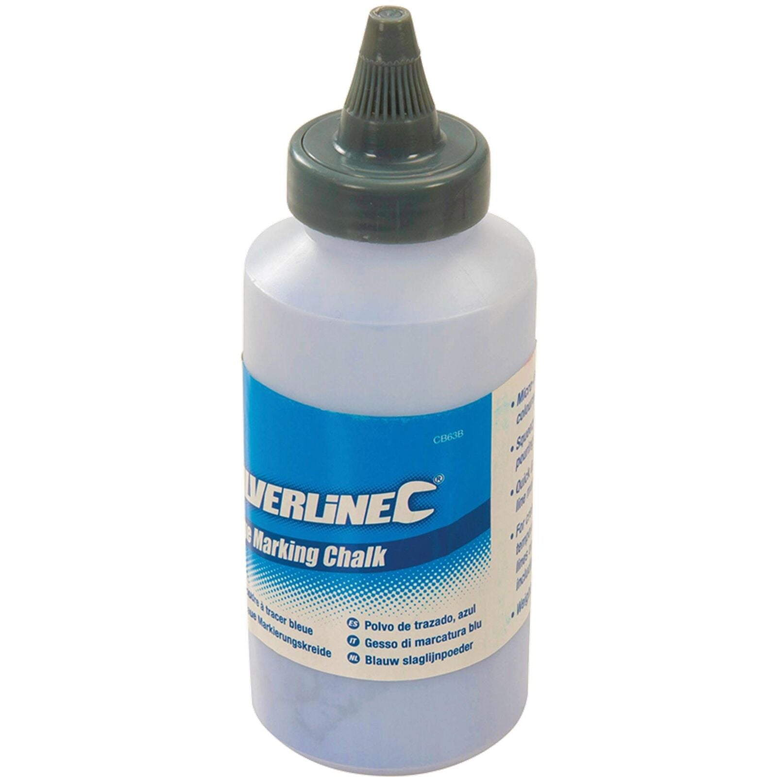 Silverline Micro-fine Blue Marking Chalk Powder 250g Construction Applications Silverline Micro-fine Blue Marking Chalk Powder 250g Construction Applications