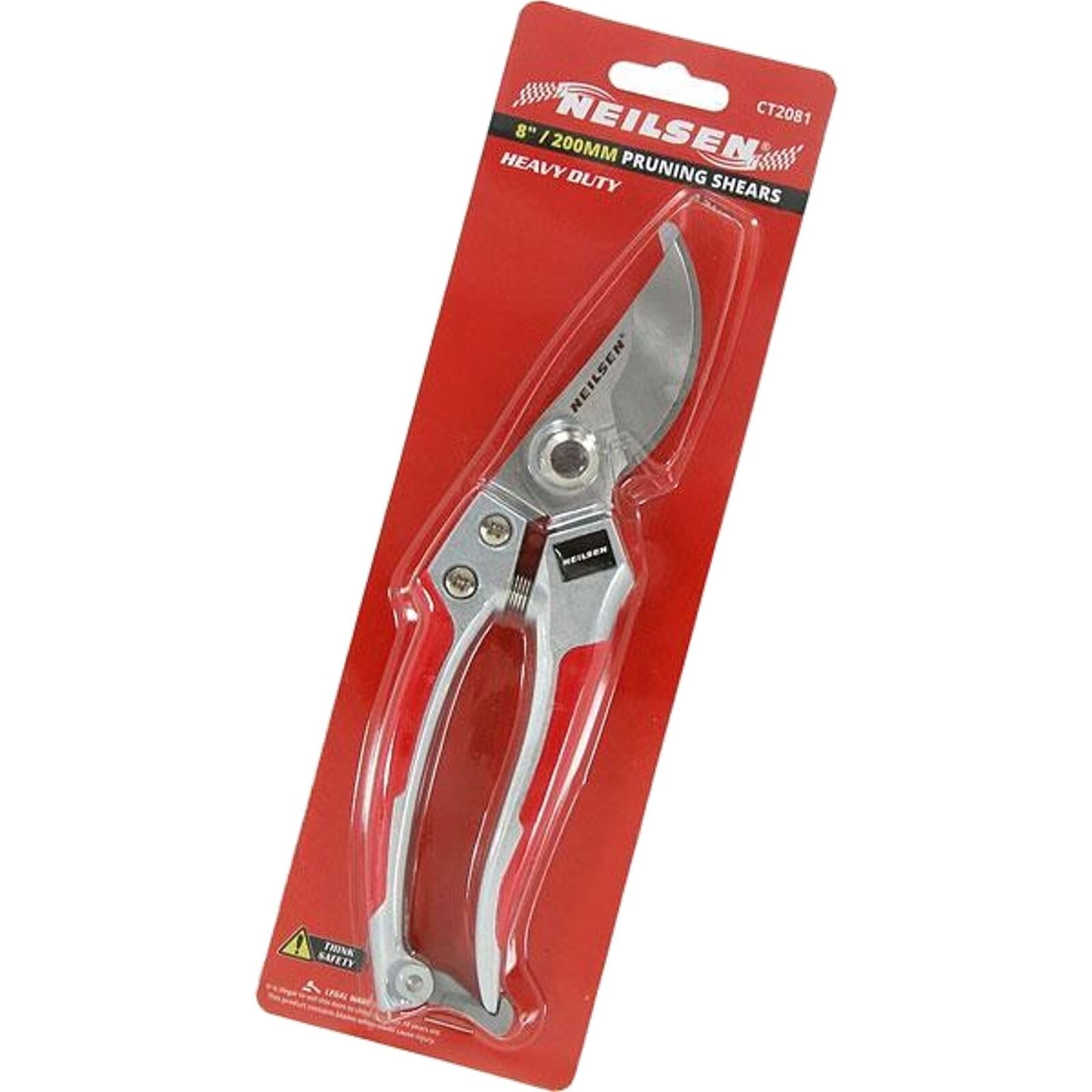 Neilsen Pruner Pruning Shears Secateurs Garden Stainless Steel Cutters 8" 200mm Neilsen Pruner Pruning Shears Secateurs Garden Stainless Steel Cutters 8" 200mm