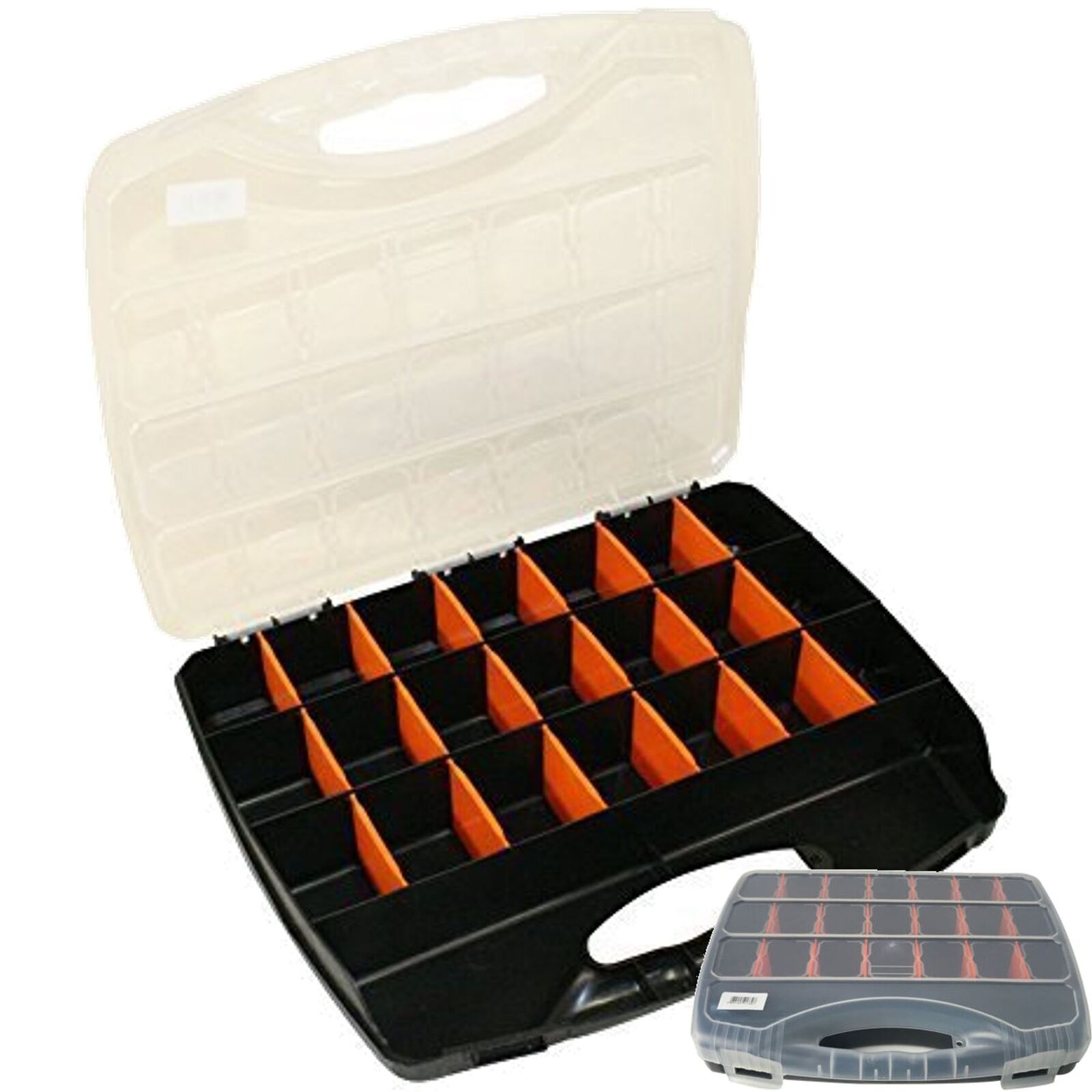 Toolzone Large 23 Compartment Box Storage Tool Organiser Case Screw Nut Bolt Toolzone Large 23 Compartment Box Storage Tool Organiser Case Screw Nut Bolt