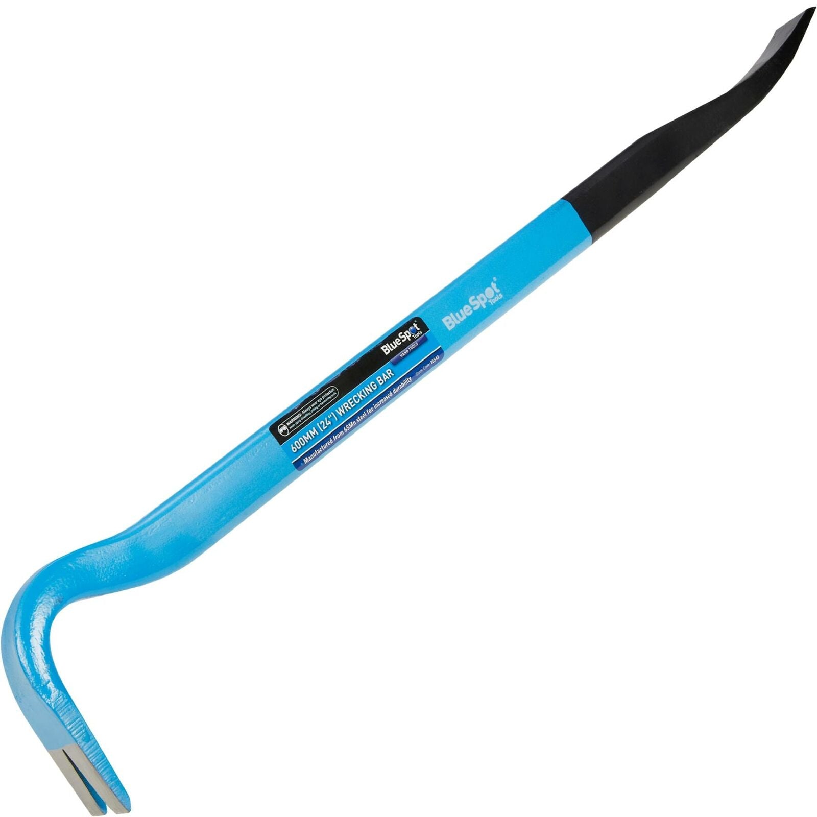 BlueSpot 600mm Bent Nose Pry Crow Lever Bar Wrecking Puller Pulling Tool 24" BlueSpot 600mm Bent Nose Pry Crow Lever Bar Wrecking Puller Pulling Tool 24"
