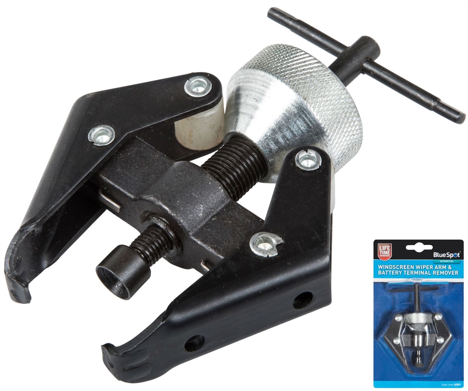 BlueSpot Car Van Windscreen Wiper Arm & Battery Terminal Puller Remover Tool BlueSpot Car Van Windscreen Wiper Arm & Battery Terminal Puller Remover Tool