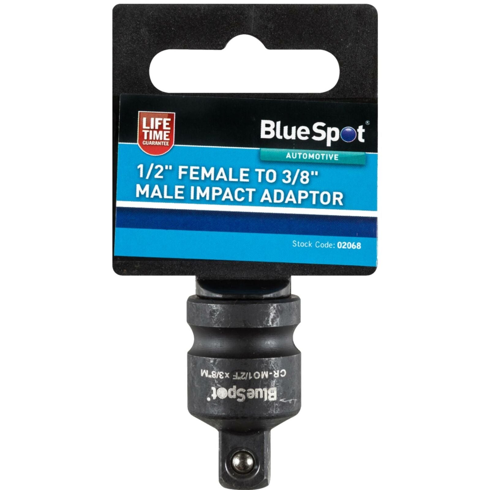 BlueSpot Socket Converter Reducer 1/2" Female to 3/8" Male Drive Impact Adaptor BlueSpot Socket Converter Reducer 1/2" Female to 3/8" Male Drive Impact Adaptor