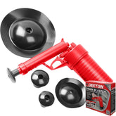 Dekton Drain Blaster Pump Sink Toilet Drain Blockage Remover 4pc Plunger