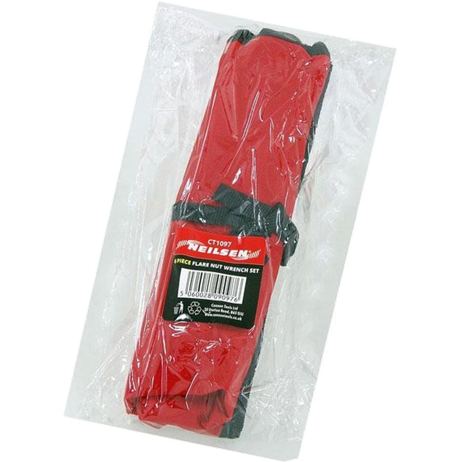 Neilsen Flare Nut Wrench Open-Ended Brake Pipe Spanner Set 6pc 1/4" - 1" Neilsen Flare Nut Wrench Open-Ended Brake Pipe Spanner Set 6pc 1/4" - 1"