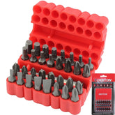 Dekton 33pc Screwdriver Bit Holder Set Hex Torx Star Key Pz Phillips Slotted