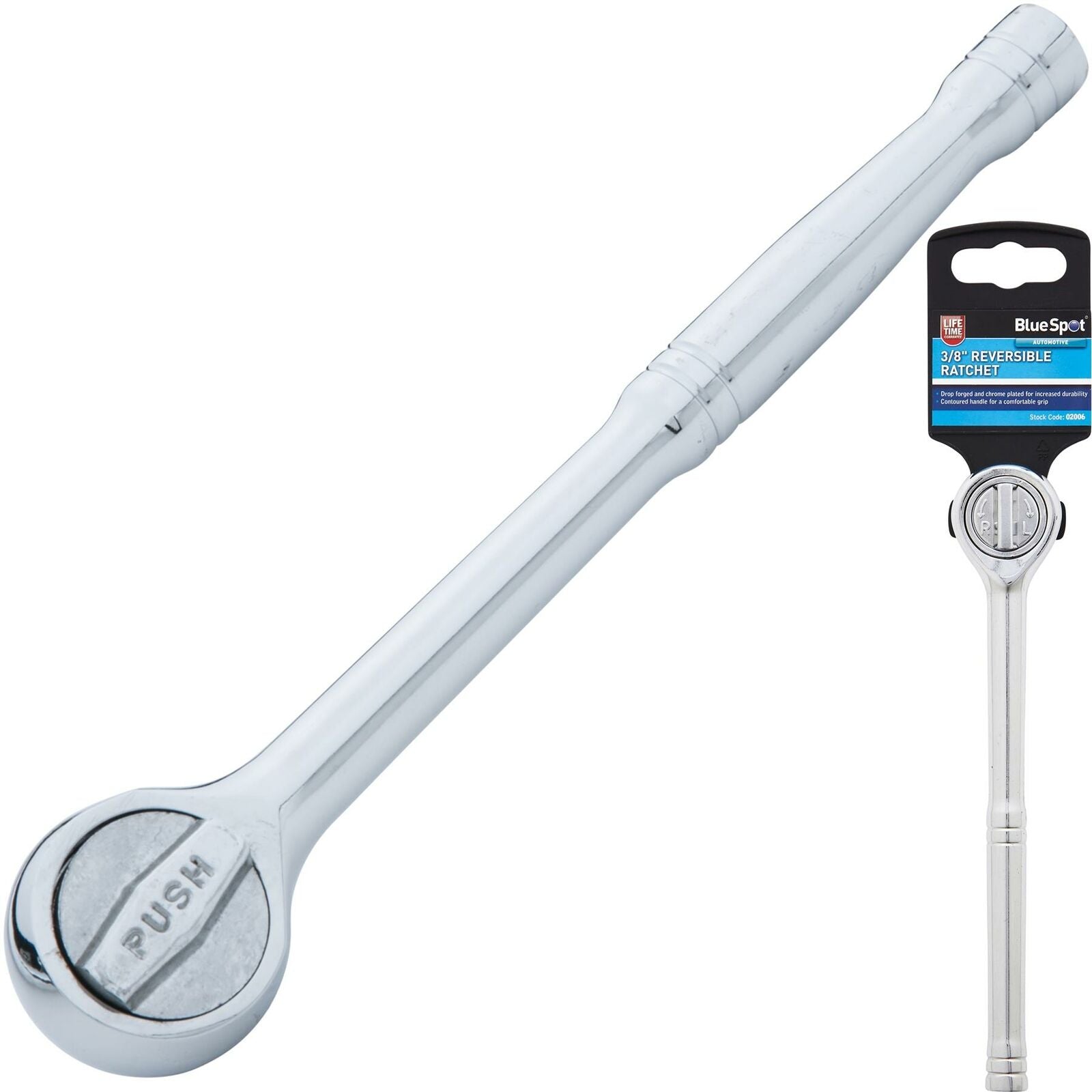 BlueSpot Socket Reversible Ratchet Handle 3/8" BlueSpot Socket Reversible Ratchet Handle 3/8"