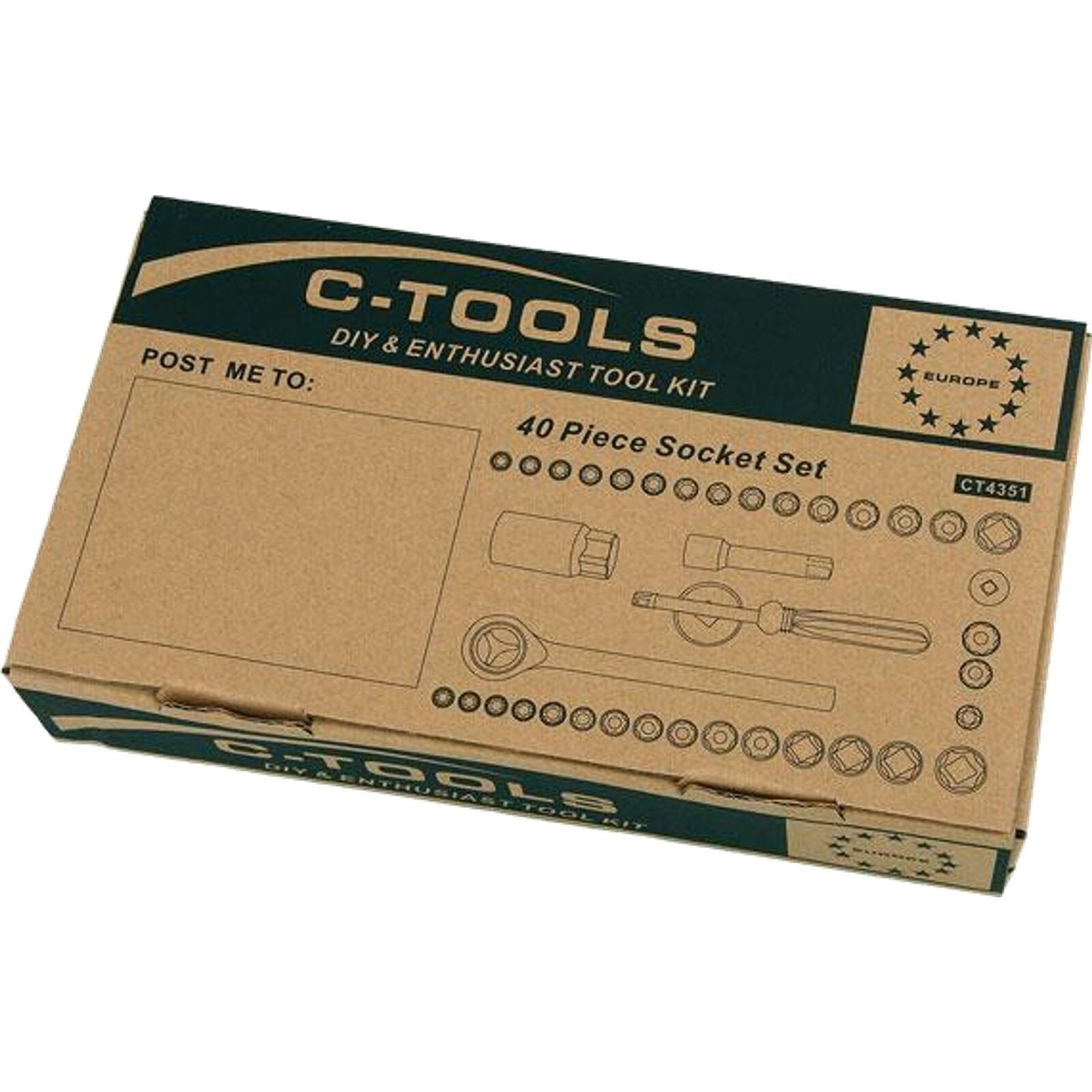 Neilsen Socket Set Metric Imperial Ratchet Extension 40 Pc 1/4" & 3/8" Drive Neilsen Socket Set Metric Imperial Ratchet Extension 40 Pc 1/4" & 3/8" Drive