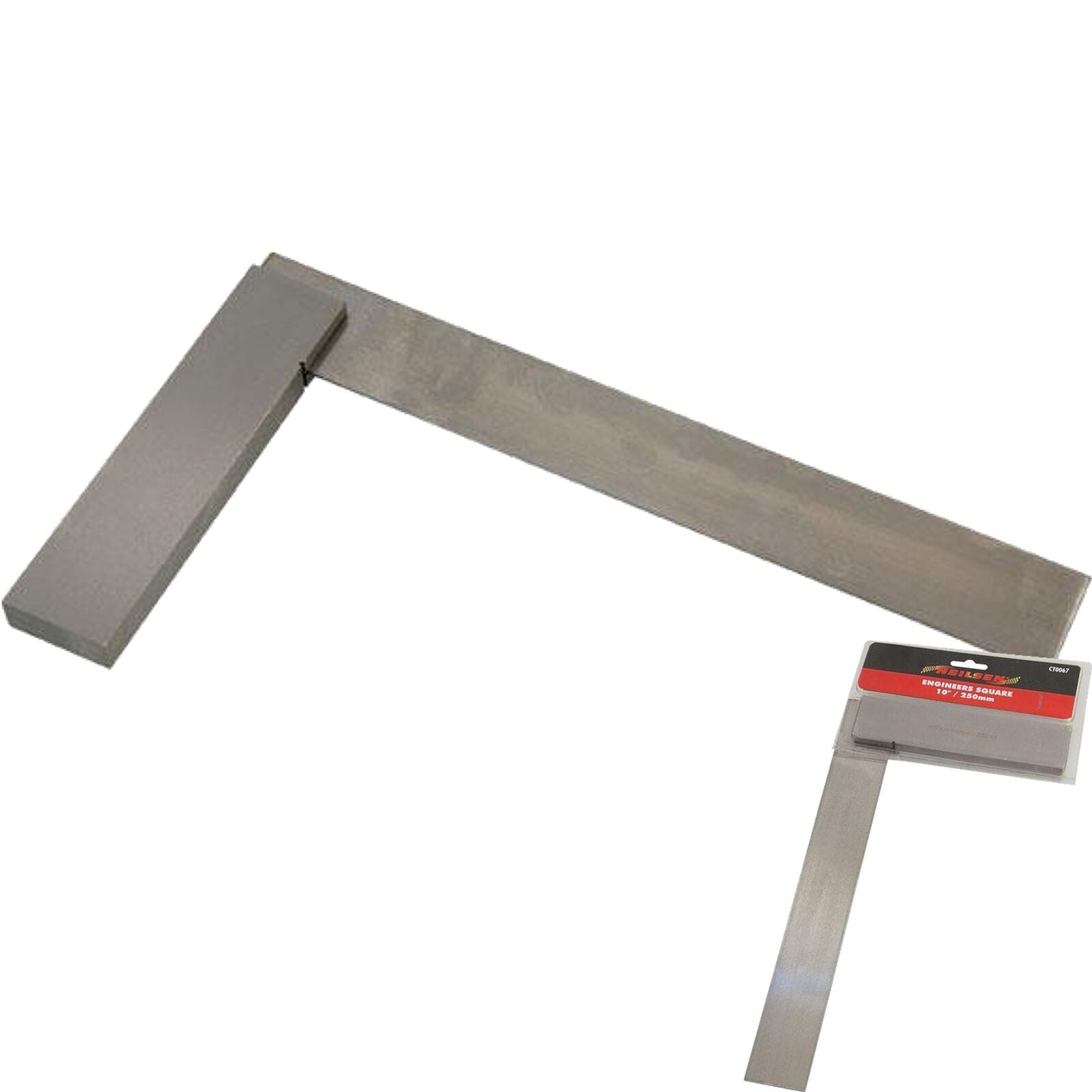 Neilsen Engineers Right Angle Polished Try Steel Machinist Square 10" 250mm Neilsen Engineers Right Angle Polished Try Steel Machinist Square 10" 250mm