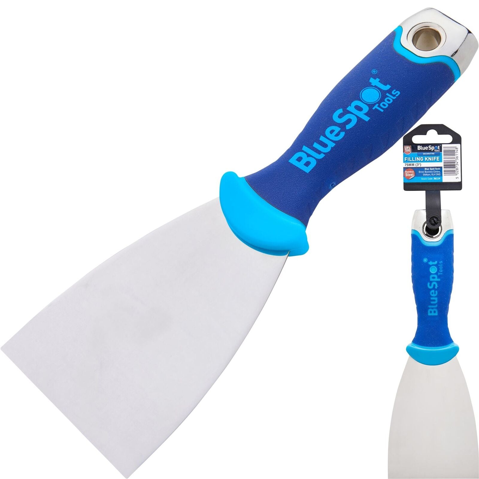 BlueSpot Scrapers Paint Filling Knife Decorators Scraper Stainless Steel 3" BlueSpot Scrapers Paint Filling Knife Decorators Scraper Stainless Steel 3"