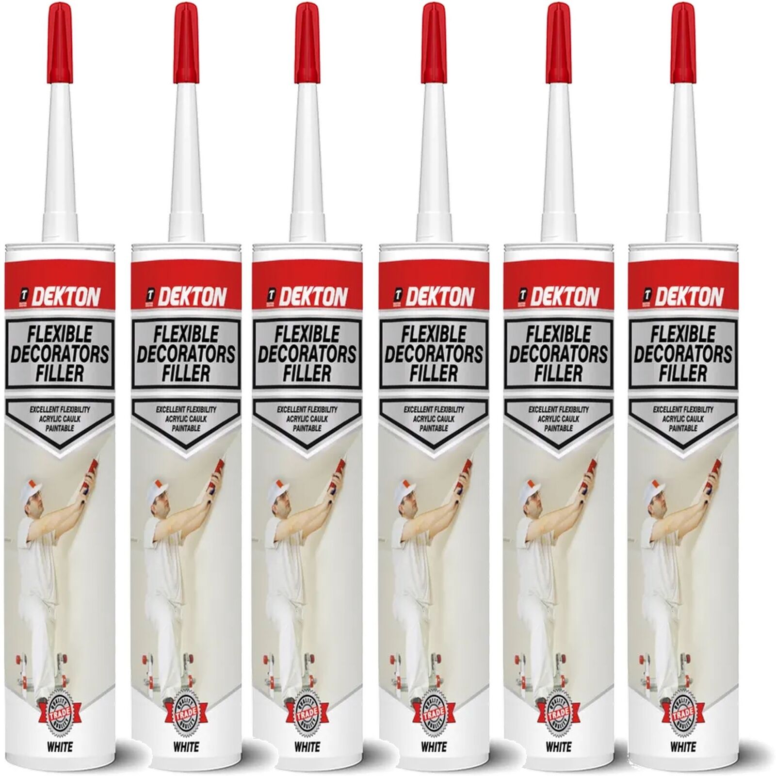 Dekton Decorators Caulk Filler Grab Tack Adhesive Mastic Glue Strong B –  BPRTrading