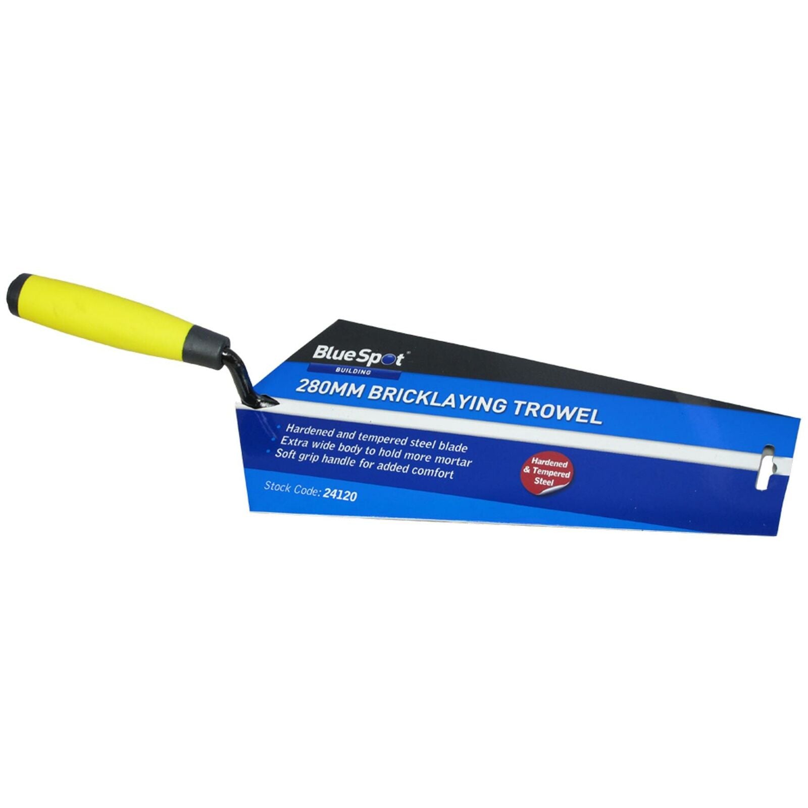 BlueSpot 280mm Trowel Hardened Tempered Steel Blade Bricklaying Cement Brick 11" BlueSpot 280mm Trowel Hardened Tempered Steel Blade Bricklaying Cement Brick 11"
