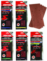 Dekton 1/3 Sanding Pads Rectangular Sheets 40 60 80 120 Or Mixed Grit 93 x 230mm
