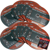 Neilsen 10pc Metal Cutting Discs Ultra Thin 230mm Blade Disc Steel 9"