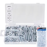 BlueSpot 460pc Assorted DIY Workshop Storage Zinc Nut Washer And Bolt Set