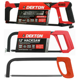 Dekton 12" 300mm Professional Hacksaw Rapid change Heavy duty 90 or 45 Degree
