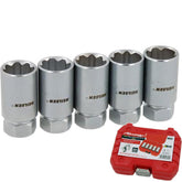 Neilsen 5pcs Wheel Locking Nut Key Remover Socket Set Tesla X S 3 Sockets