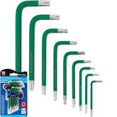 BlueSpot 9pc Short Arm Star Tamper Torx Allen Key Security Wrench T10 - T50 Set