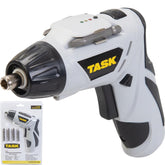 Task 3.6v Rechargeable Battery Power Cordless Screwdriver Drill Bit Set 5pc