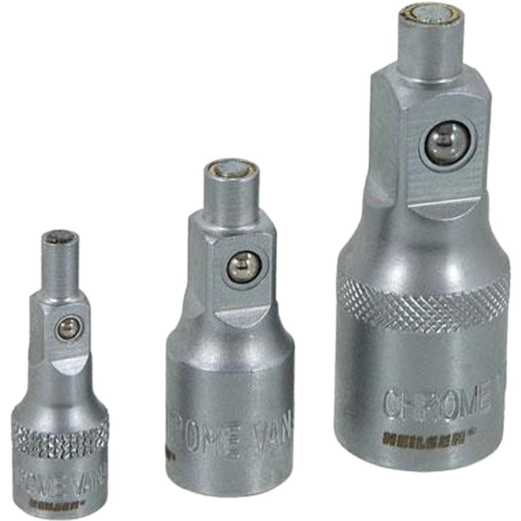 Neilsen 3pc Magnetic Socket Converter Reducer Adapter Set 1/4" 1/2" 3/8" Neilsen 3pc Magnetic Socket Converter Reducer Adapter Set 1/4" 1/2" 3/8"