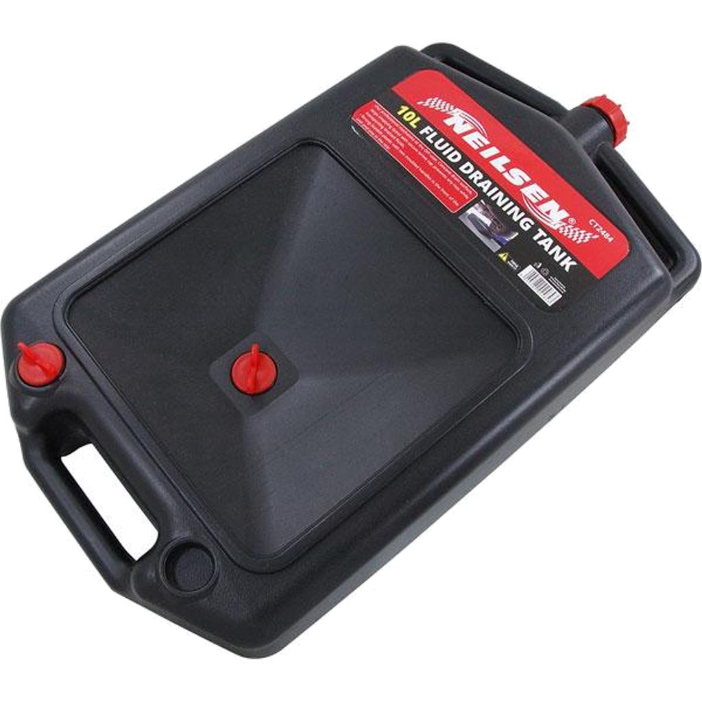 Neilsen Oil Drain Pan Coolant & Gearbox Fuel Drain Pan Tray Vehicle 10L Capacity Neilsen Oil Drain Pan Coolant & Gearbox Fuel Drain Pan Tray Vehicle 10L Capacity