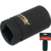 Neilsen 1" Drive Standard Deep Square Metric Single Impact Socket 29mm