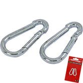 Neilsen 2pc Locking Carabiner Clip Snap Hook Karabiner Carabina Carbine 4mm