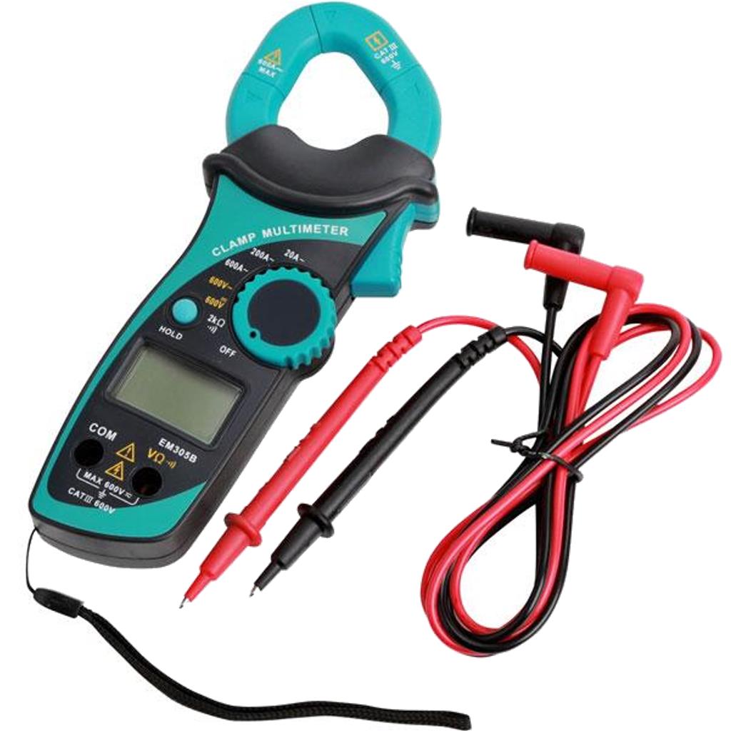 Neilsen LCD Digital Clamp Multimeter Voltmeter AC & DC Tester Circuit Checker Neilsen LCD Digital Clamp Multimeter Voltmeter AC & DC Tester Circuit Checker