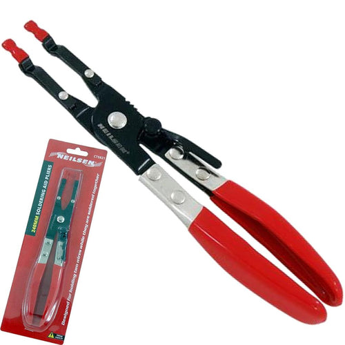 Neilsen 2 Wire Hold Holder Soldering Solder Aid Steel Pliers 240mm