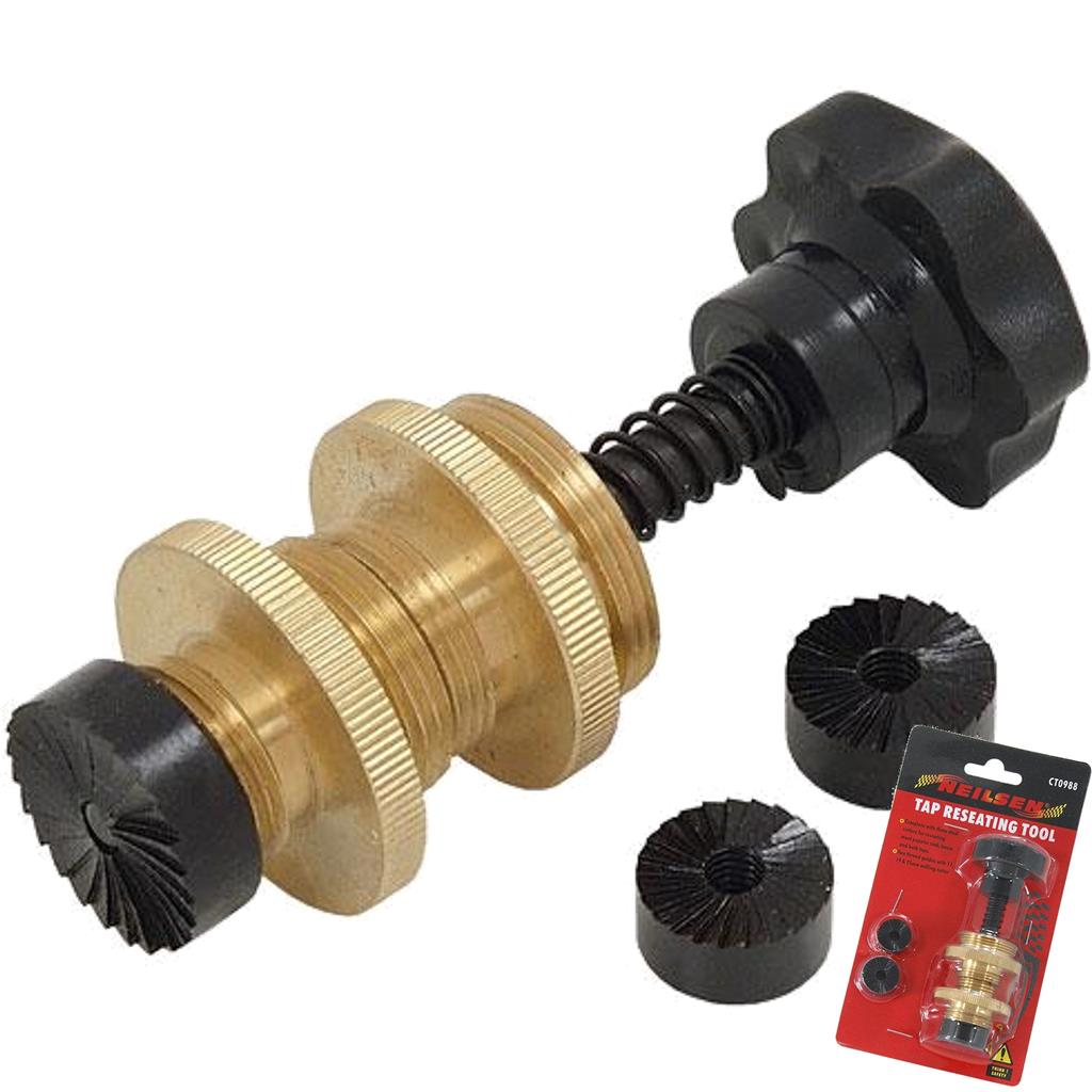 Neilsen Tap Reseater Reseating Re Set Tool For Leaking Taps 1/2" & 3/4" Neilsen Tap Reseater Reseating Re Set Tool For Leaking Taps 1/2" & 3/4"