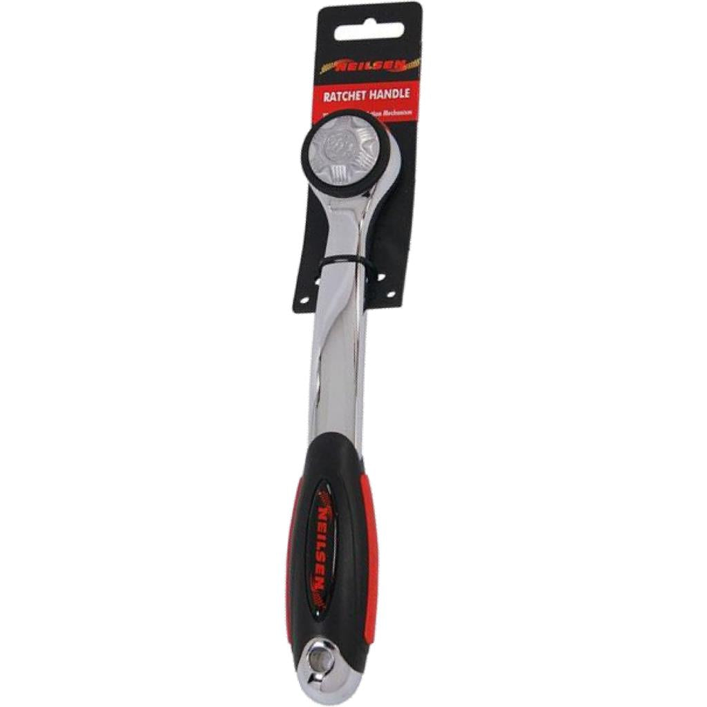 Neilsen Socket Reversible Curved Profile Ratchet Handle 1/4" Tool Neilsen Socket Reversible Curved Profile Ratchet Handle 1/4" Tool