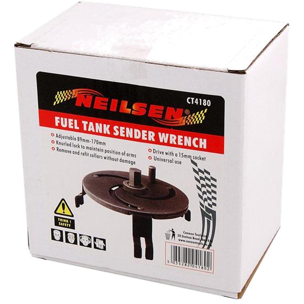 Neilsen Fuel Tank Sender Spanner Wrench Removal Tool 3 Leg Range 89mm To 170mm Neilsen Fuel Tank Sender Spanner Wrench Removal Tool 3 Leg Range 89mm To 170mm