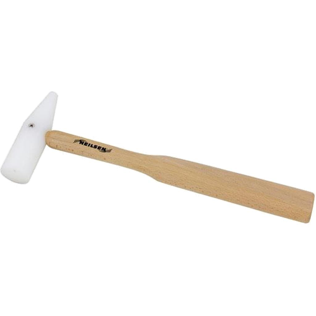 Neilsen Nylon Hammer Mallet Round & Cone Shaped Wooden Handle 30mm Neilsen Nylon Hammer Mallet Round & Cone Shaped Wooden Handle 30mm