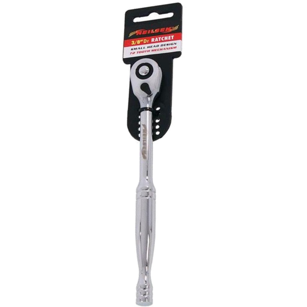 Neilsen Socket Ratchet Small Head Handle Quick Release 72 Teeth 3/8" Tool Neilsen Socket Ratchet Small Head Handle Quick Release 72 Teeth 3/8" Tool