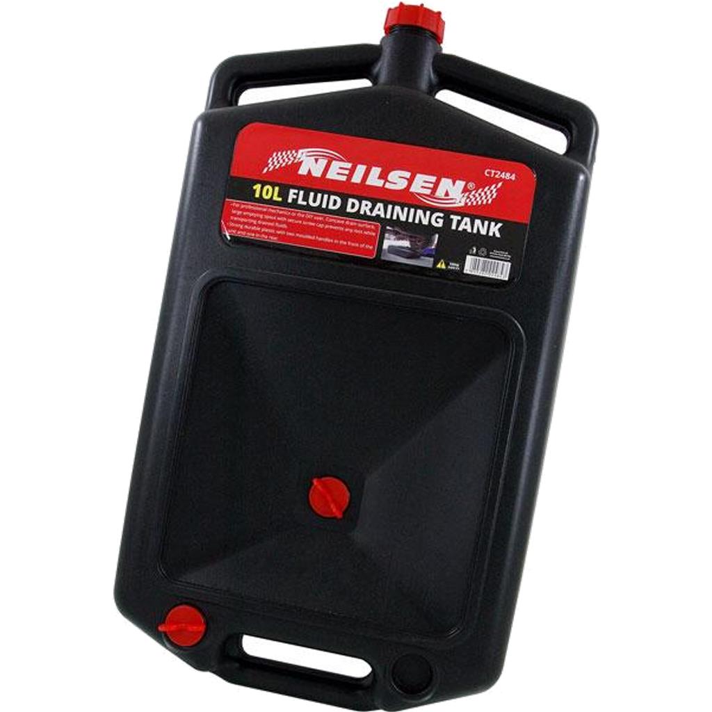 Neilsen Oil Drain Pan Coolant & Gearbox Fuel Drain Pan Tray Vehicle 10L Capacity Neilsen Oil Drain Pan Coolant & Gearbox Fuel Drain Pan Tray Vehicle 10L Capacity