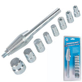 Silverline 9pc Clutch Alignment Tool Universal Adaptor Kit Set For Car And Van