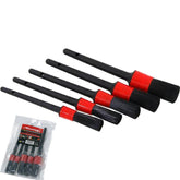 Neilsen 5pc Car Detailing Brush Detail Cleaning Wheels Engine Emblems Air Vents