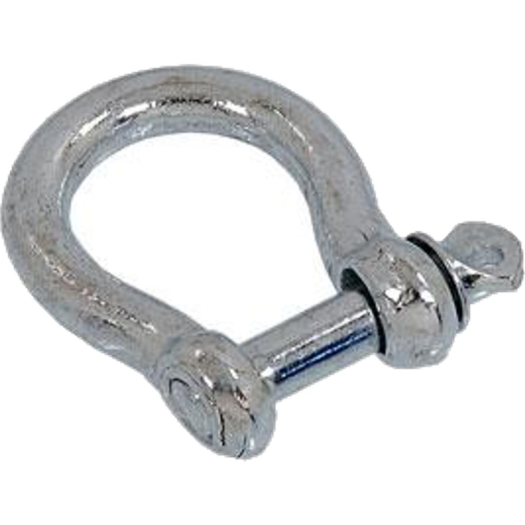 Neilsen Large Galvanised Steel Lifting Towing Bow Dee D Link Shackles 8mm Neilsen Large Galvanised Steel Lifting Towing Bow Dee D Link Shackles 8mm