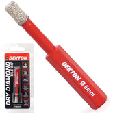 Dekton 6.0mm Brazed Diamond Hole Drill Tile Porcelain Marble Cutting Bit 1/4"