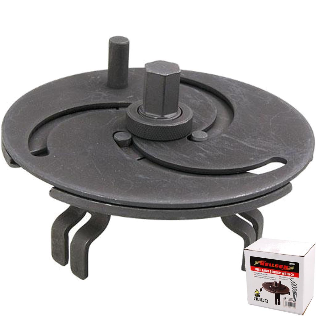 Neilsen Fuel Tank Sender Spanner Wrench Removal Tool 3 Leg Range 89mm To 170mm Neilsen Fuel Tank Sender Spanner Wrench Removal Tool 3 Leg Range 89mm To 170mm