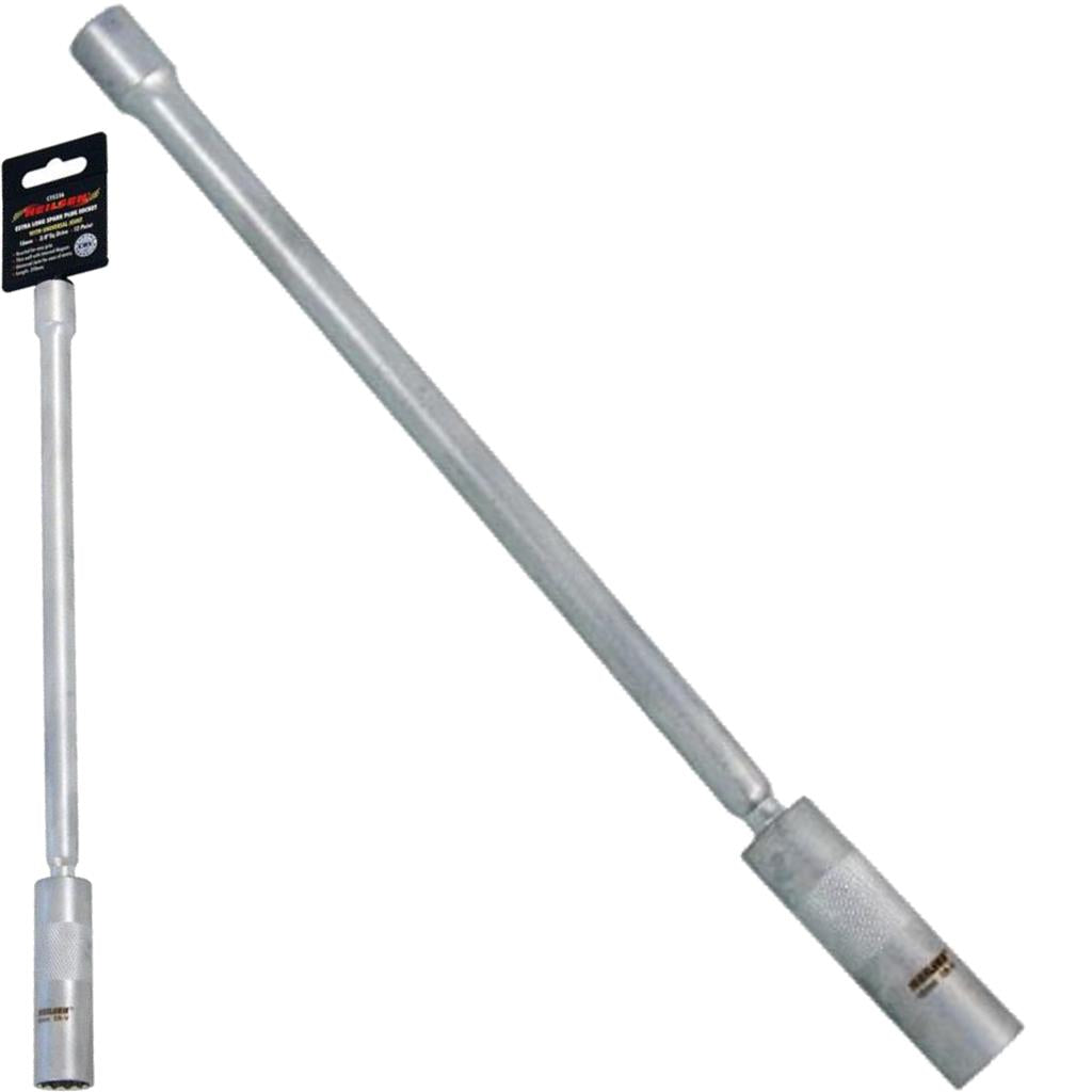 Neilsen 3/8" 16mm Swivel Extra Long Spark Plug Deep Square Metric Socket 250mm
