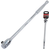 Neilsen Socket Reversible Extra Long Head Ratchet Handle Quick Release 3/8" 72T