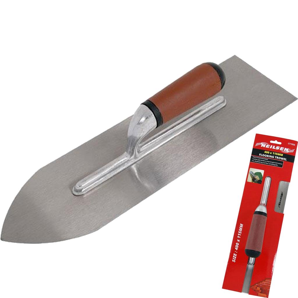 Neilsen Pointed Flooring Trowel Fitters Soft-Grip Screeding DIY Tools Floor Neilsen Pointed Flooring Trowel Fitters Soft-Grip Screeding DIY Tools Floor