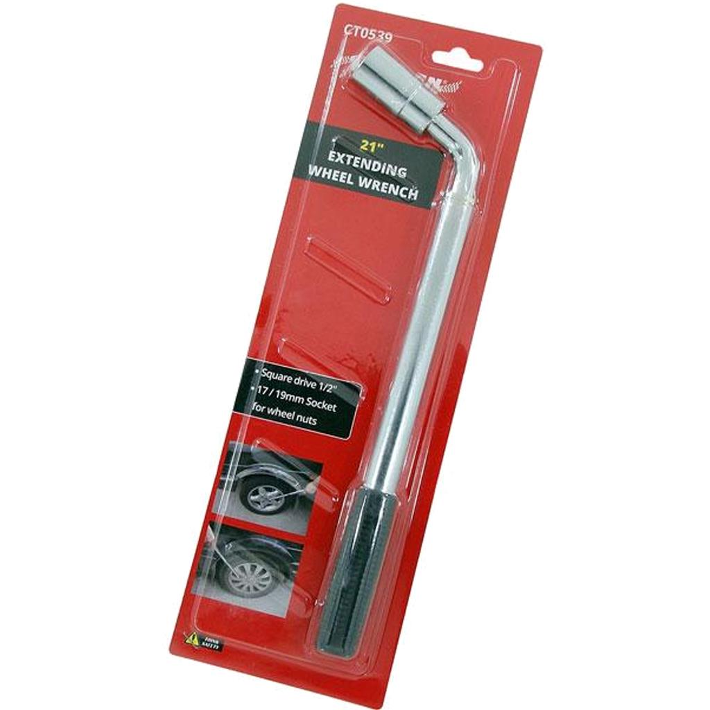 Neilsen Telescopic Extendable Wheel Master Wrench Socket Nut 21" Neilsen Telescopic Extendable Wheel Master Wrench Socket Nut 21"